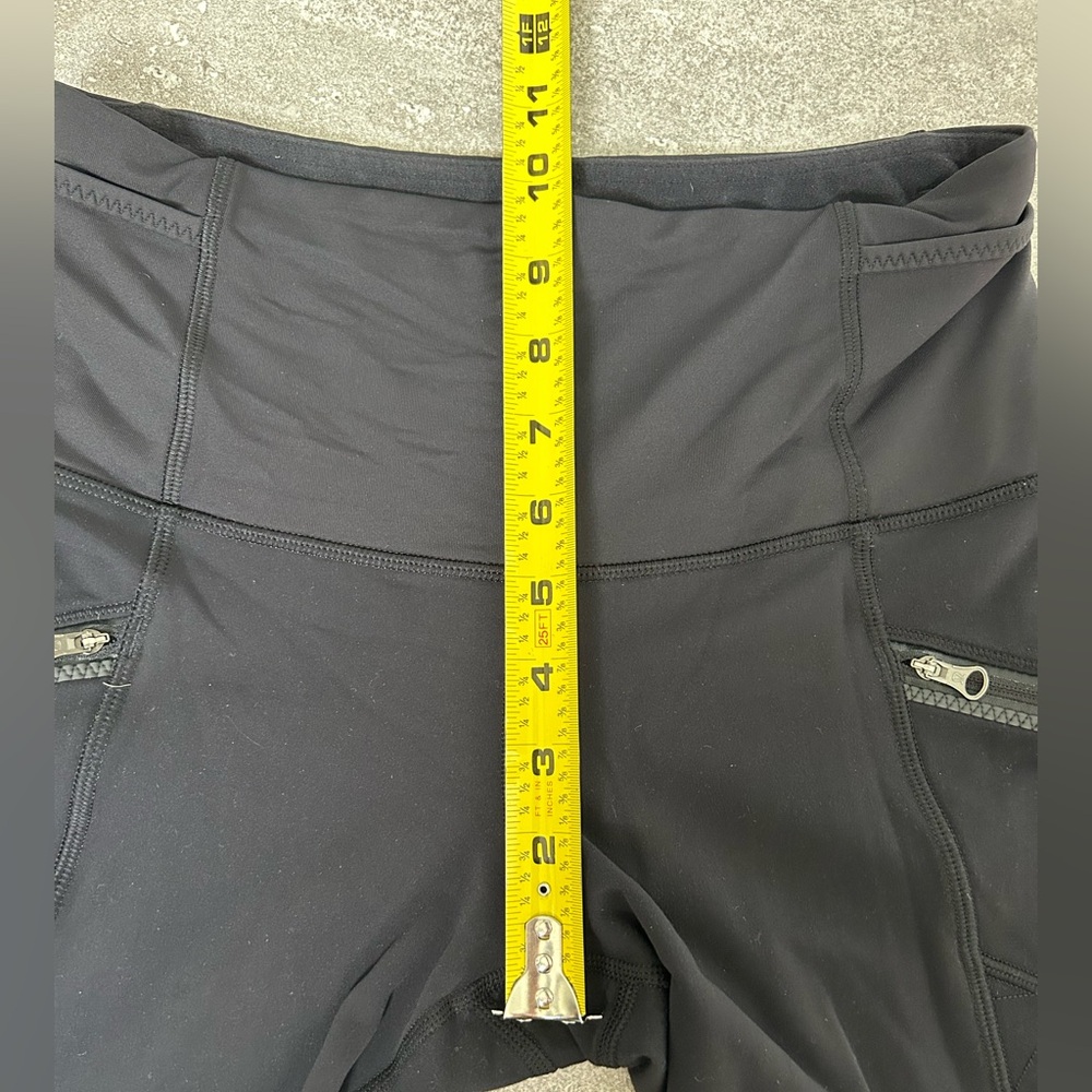 Lululemon Fleece Lined Leggings Black Running Size 6 - Picture 10 of 12